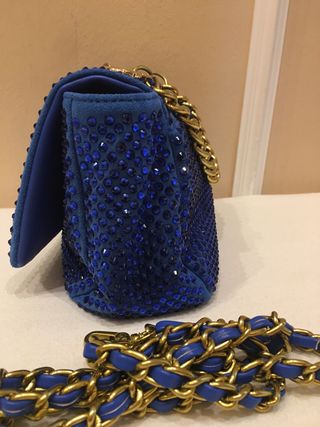 BOLSO DE LENTEJUELAS Y POLI PIEL 