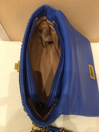 BOLSO DE LENTEJUELAS Y POLI PIEL 