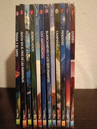 Libros y DVD de la película Disney
