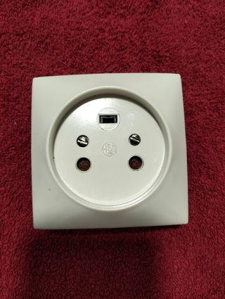 Enchufe pared hembra para horno y vitrocerámica.