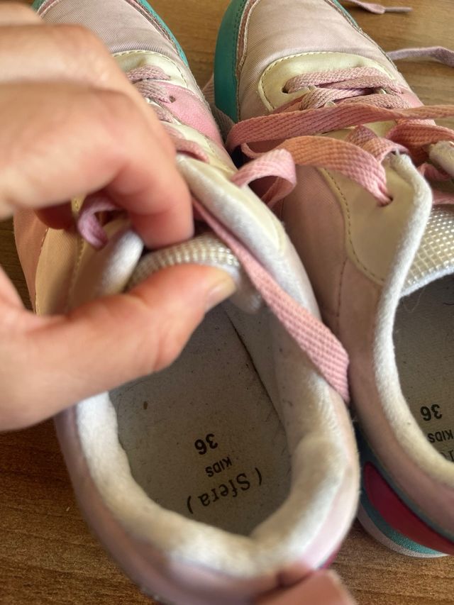 Zapatillas niña Sfera - Rosa y turquesa