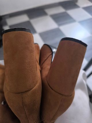 Botas altas marrones - tacón