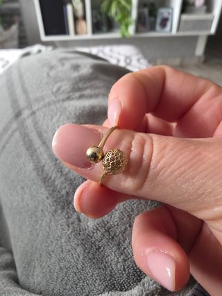 Anillo oro 18k ajustable 1,76 gr