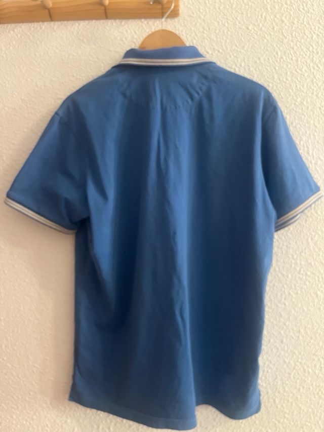 Polo Puma azul hombre