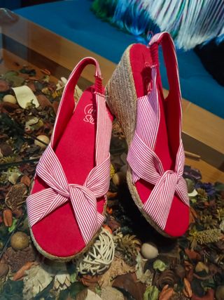Esparto Feria Flamenca 37 Roja. Nuevo