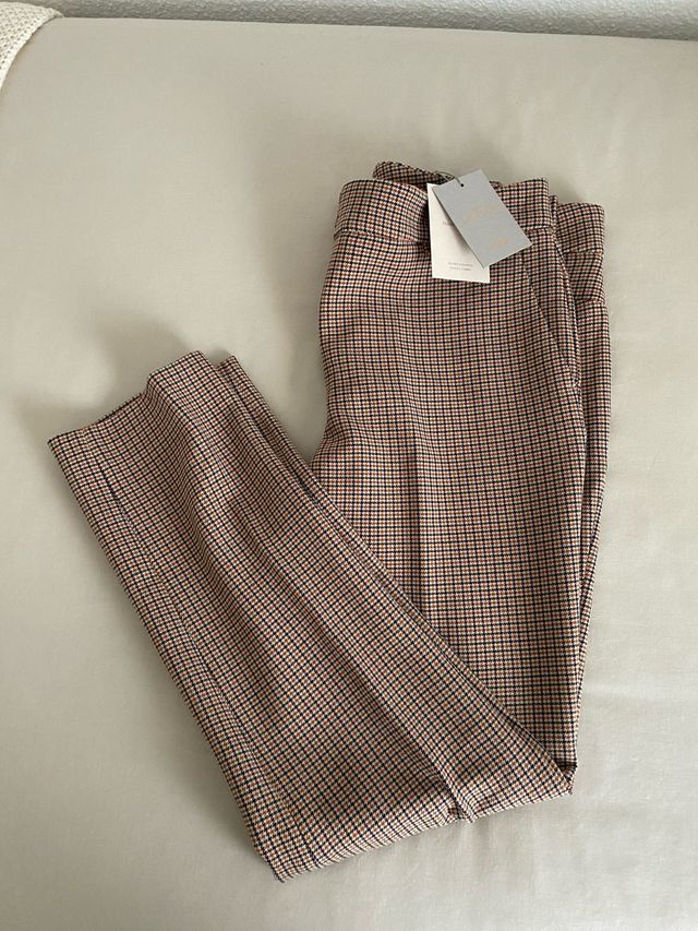 Pantalones Tommy Hilfiger - Marrón Beige