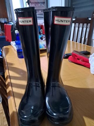 Botas Hunter niña - negras