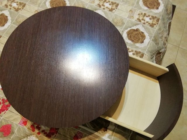 Comodini rotondi wengè