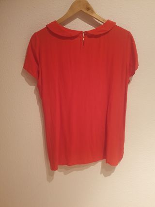 Blusa roja Promod - Talla 42