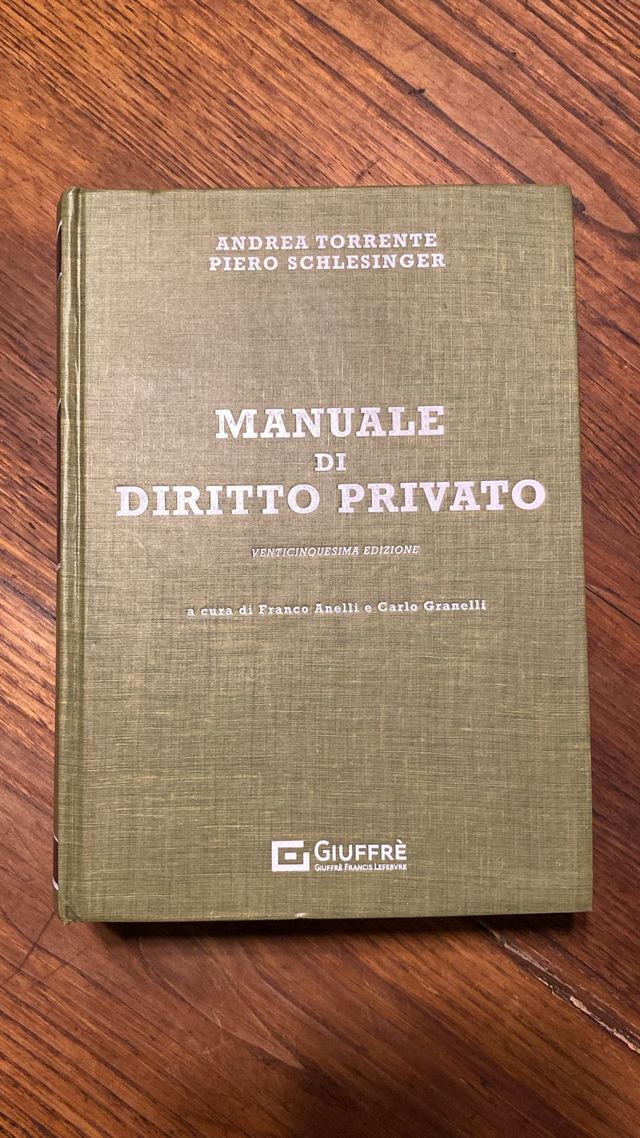Manuale di diritto privato