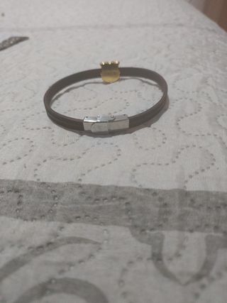 Pulsera de cuero de fc Barcelona