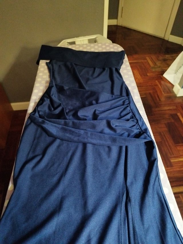 Vestido azul fiesta - Talla única