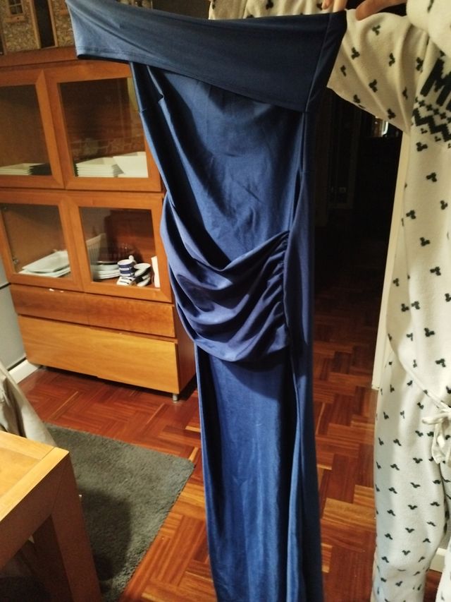 Vestido azul fiesta - Talla única