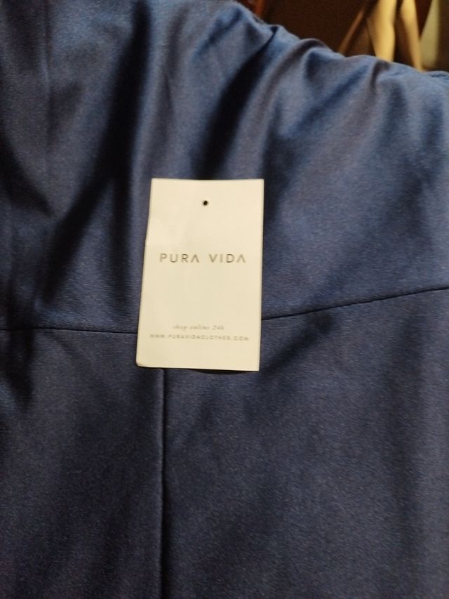 Vestido azul fiesta - Talla única