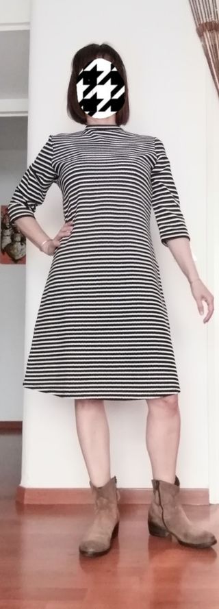 Vestido de rallas 