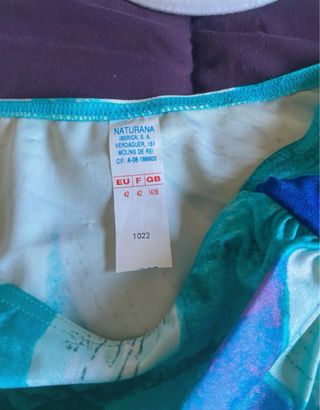 Bikini Naturana turquesa talla 7