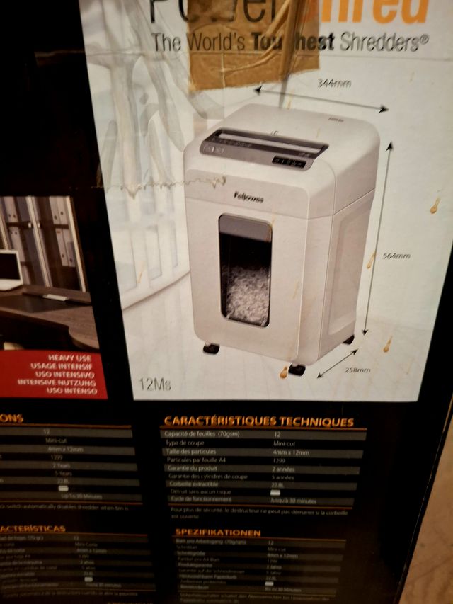 Tritadocumenti FELLOWES 12MS