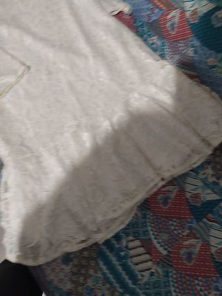 Vestito pizzo bianco elegante