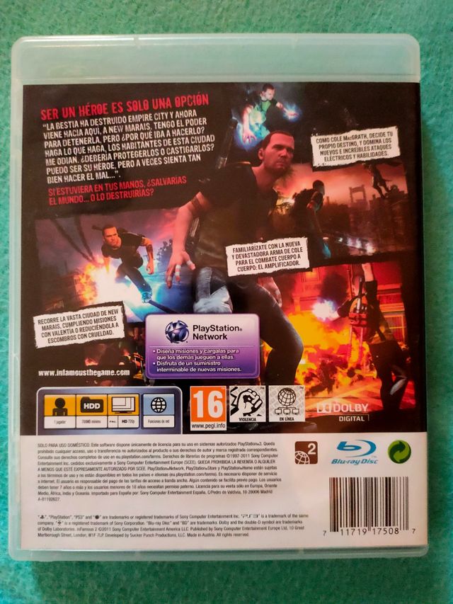 Infamous 2 - PS3 (PlayStation 3)