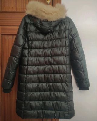 Plumífero negro mujer talla L