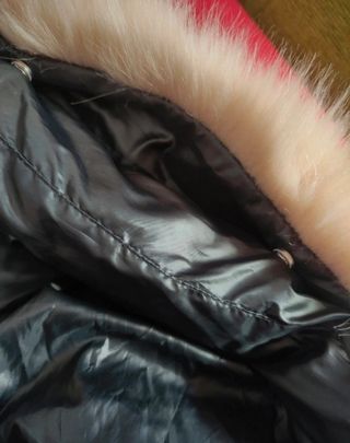 Plumífero negro mujer talla L