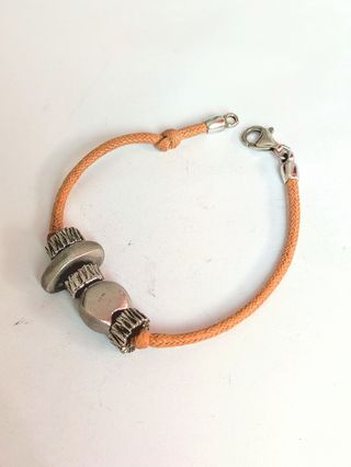 Bracciale sedimenti e pepite in argento