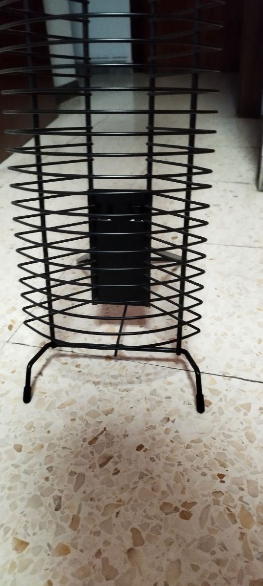 Soporte Hama CDs - Torre Metálica Negra