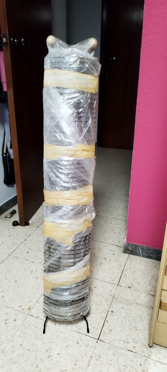 Soporte Hama CDs - Torre Metálica Negra