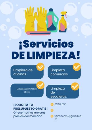 Servicios Limpieza: Oficinas, Comercios