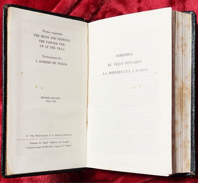 W. SOMERSET MAUGHAM OBRAS