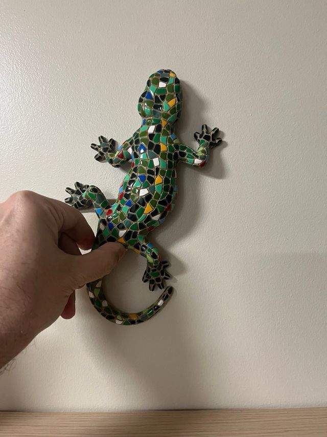 Figura lagarto cerámica y barro