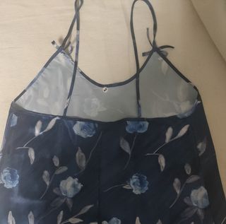 Camisón raso azul sin estrenar