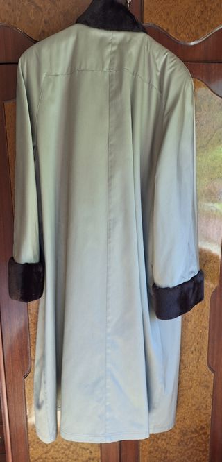 Gabardina Burberrys' mujer verde oliva