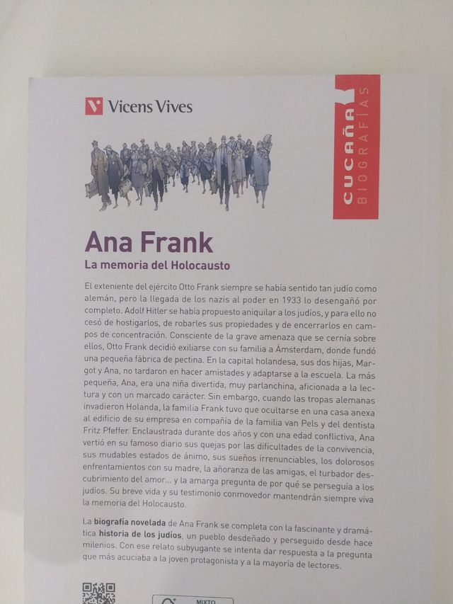 ANA FRANK. LA MEMORIA DEL HOLOCAUSTO (CUCAA) (...