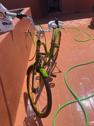 Bicicleta Townie verde