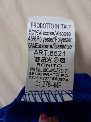 Vestito blu - Taglia unica
