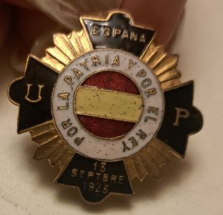 Insignia Cuerpo de la Unión Patriótica 1923