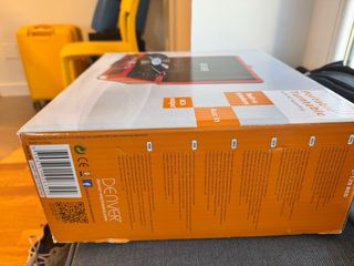Tocadiscos Denver portátil rojo nuevo en su caja 
