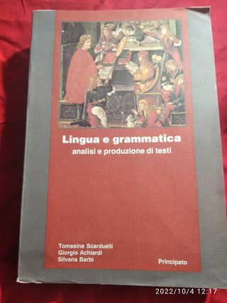 Lingua e grammatica analisi Scarduelli - Achiardi