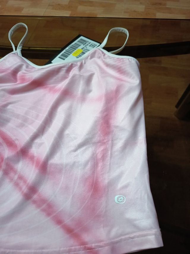 Camiseta tirantes rosa talla M