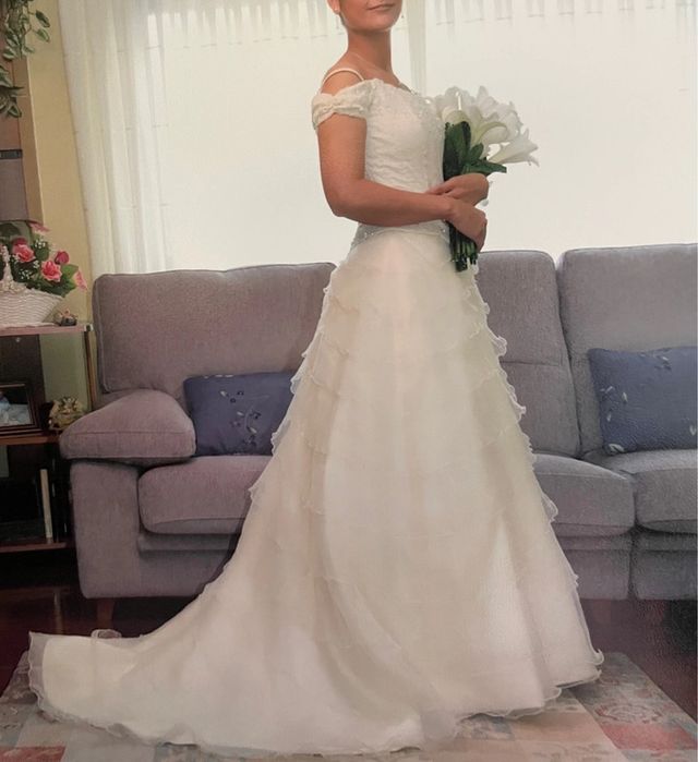 Vestido novia+corona