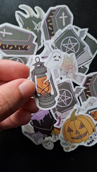 Pack Pegatinas Halloween Spooky Horror Cute