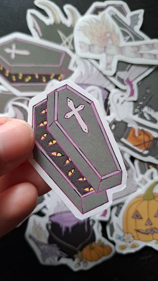 Pack Pegatinas Halloween Spooky Horror Cute