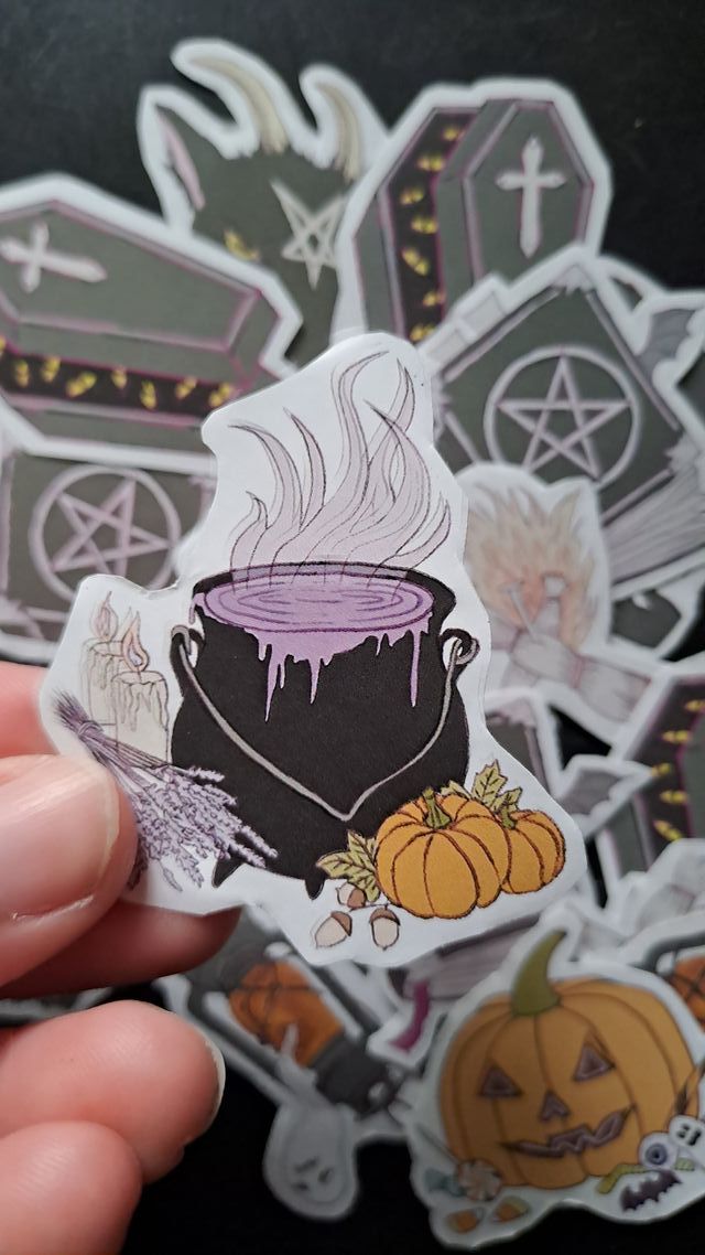 Pack Pegatinas Halloween Spooky Horror Cute