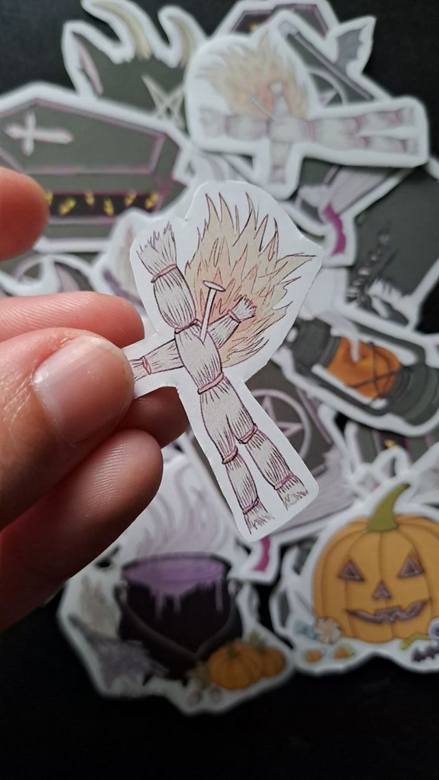 Pack Pegatinas Halloween Spooky Horror Cute