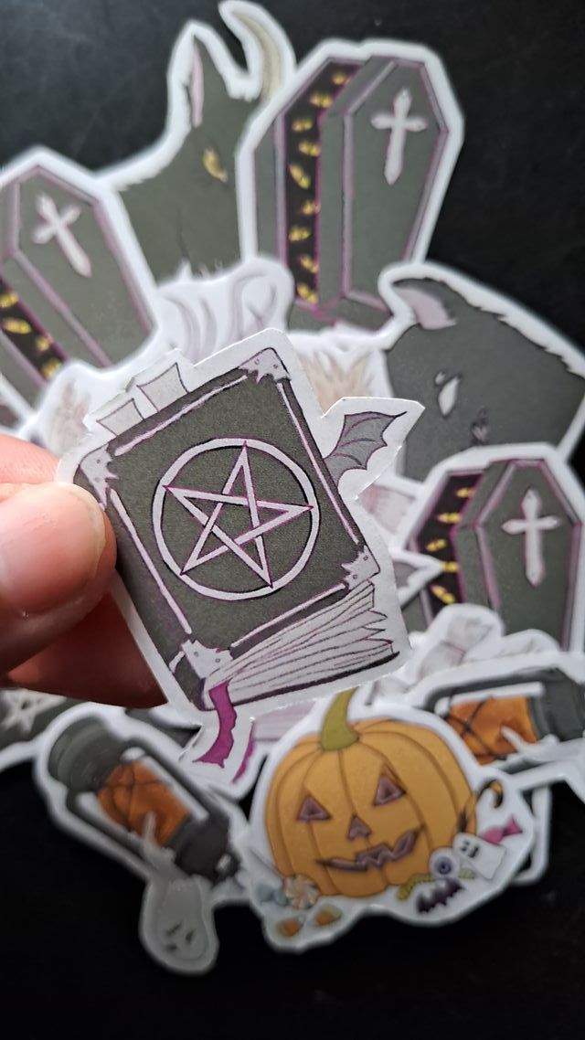 Pack Pegatinas Halloween Spooky Horror Cute