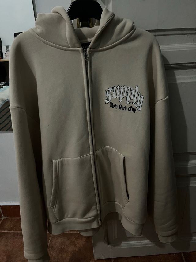 Chaqueta Supply & Demand beige talla M