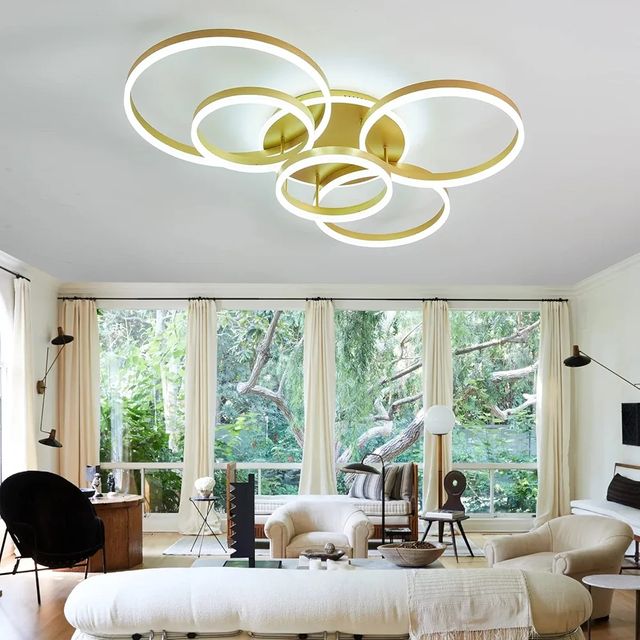 Lámpara techo LED Regulable con mando