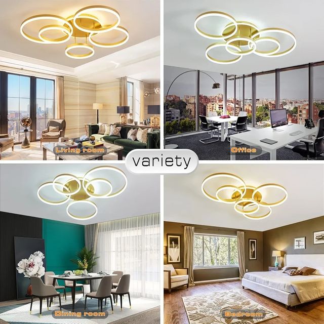 Lámpara techo LED Regulable con mando