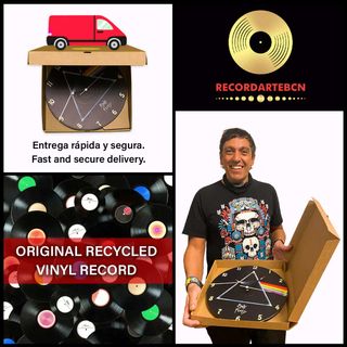 Reloj de Disco de Vinilo de Lana del Rey